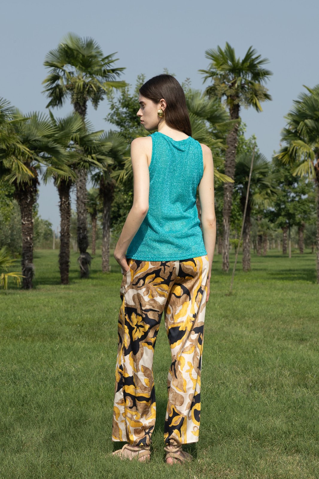 CANOTTA MYANMAR LUREX ACQUA €121 -50%
