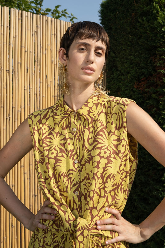 CAMICIA MARSALA ESOTIC LEGNO/CEDRO €153 -50%