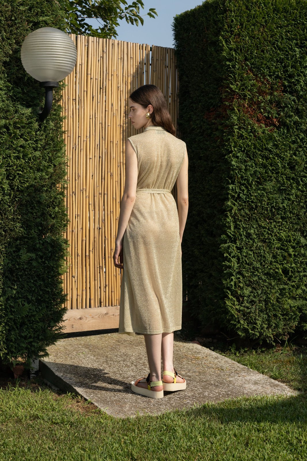 ABITO AUSTIN LUREX ORO BIANCO €186 -50%