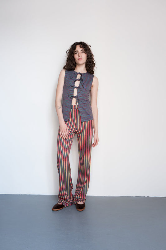PANTALONE POLINESIA RIGHETTE MULTI RAME