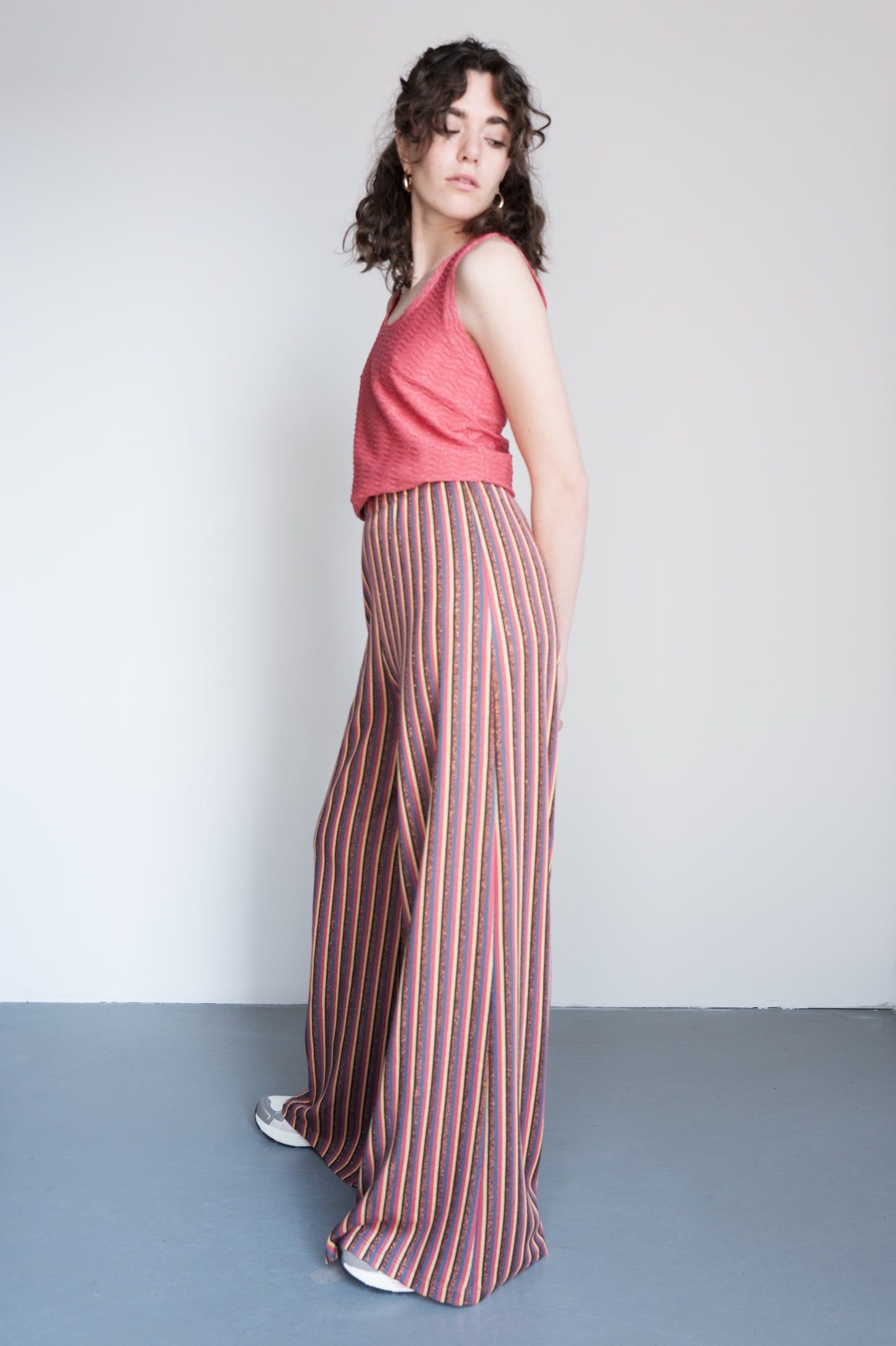 PANTALONE PALOMA RIGHETTE MULTI RAME