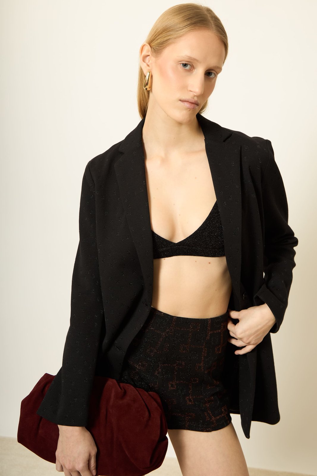 COULOTTE SOLANGE GEOMAC MULTI NERO €137 - 50%