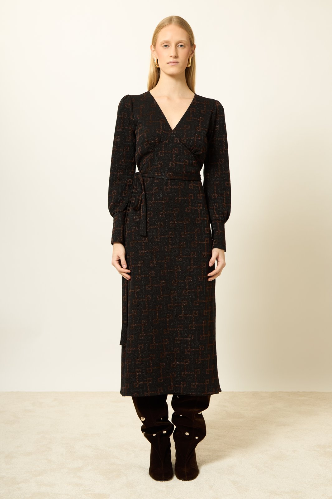 ABITO AGATA GEOMAC MULTI NERO €204 - 50%