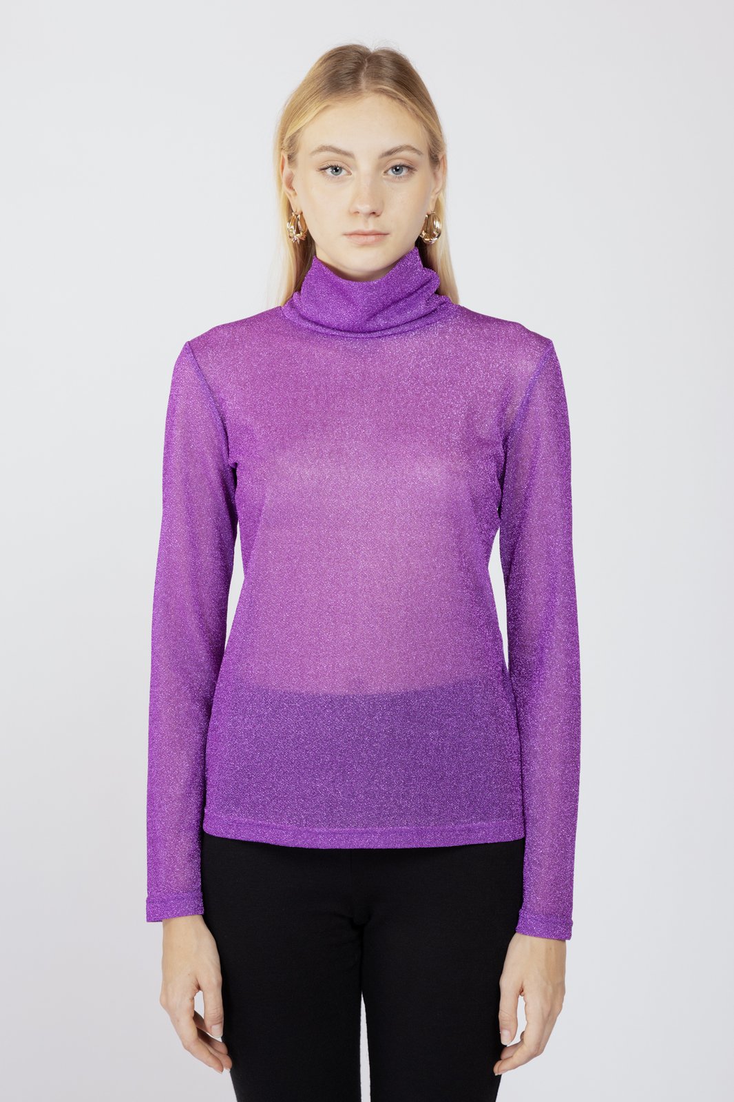 LUPETTO LUREX VIOLA €105 - 50%