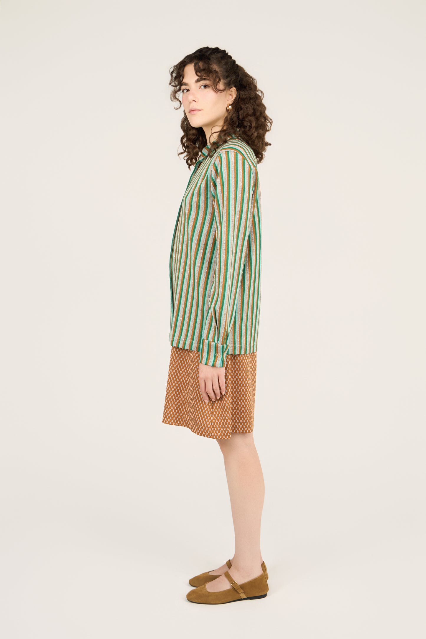 CAMICIA MILOS RIGHETTE MULTI ARGENTO