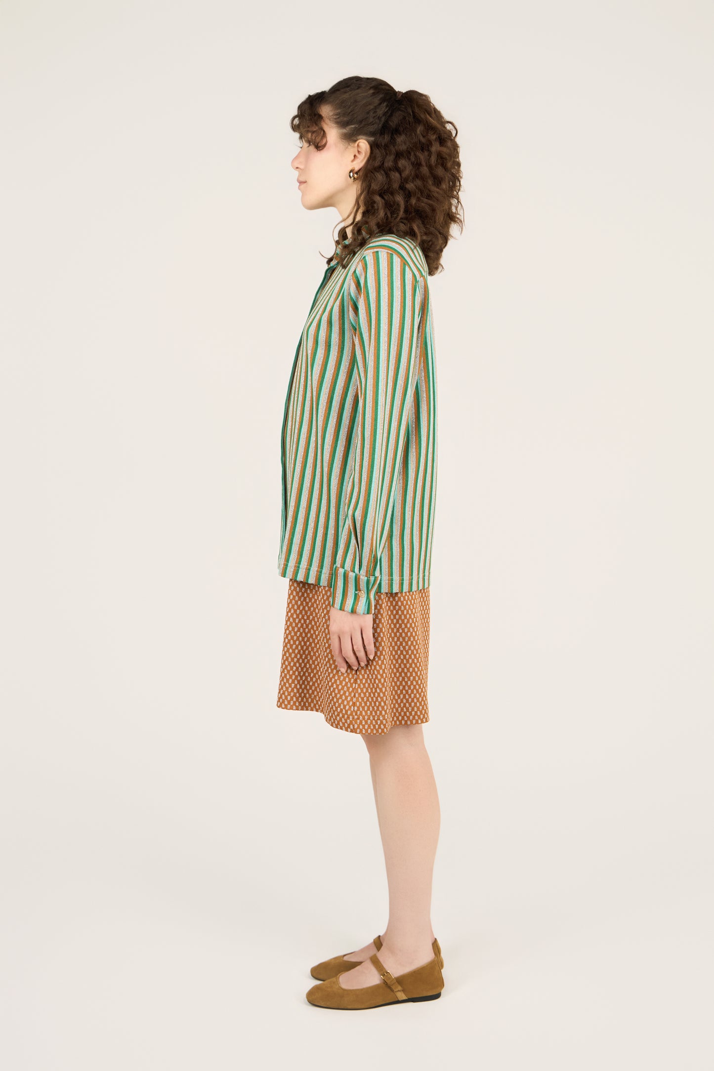 CAMICIA MILOS RIGHETTE MULTI ARGENTO