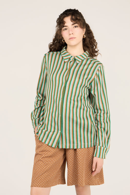 CAMICIA MILOS RIGHETTE MULTI ARGENTO