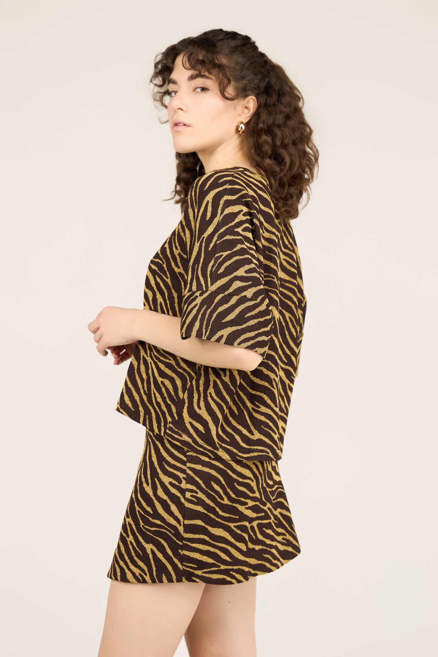 GONNA GINEVRA ZEBRA MARRONE