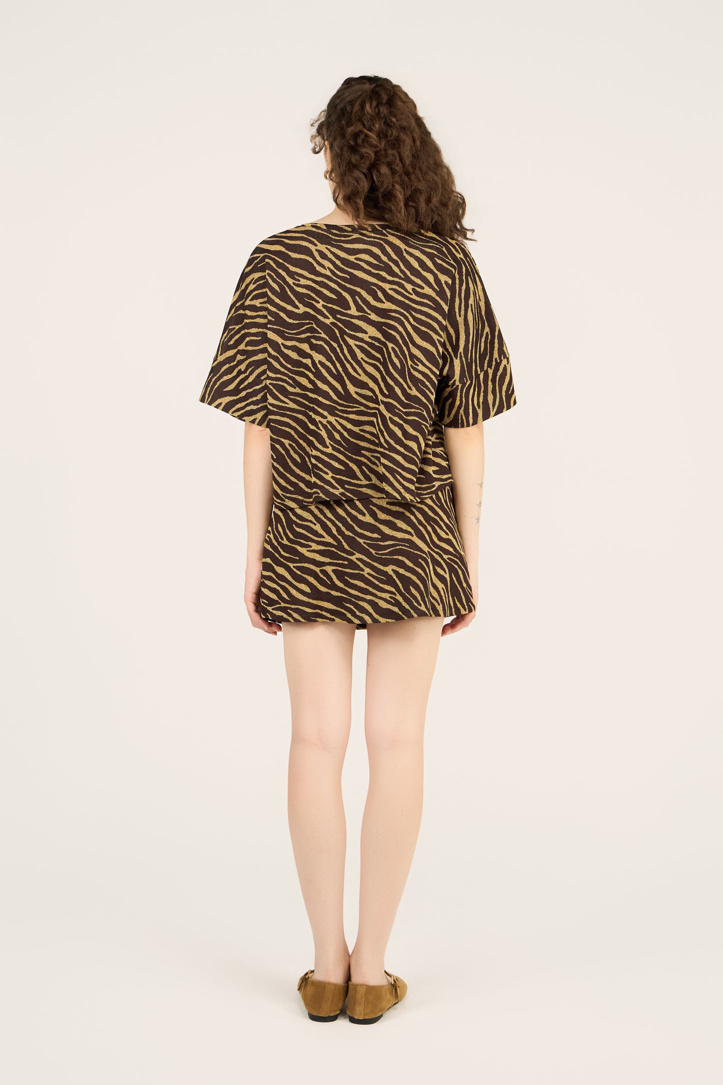 GONNA GINEVRA ZEBRA MARRONE