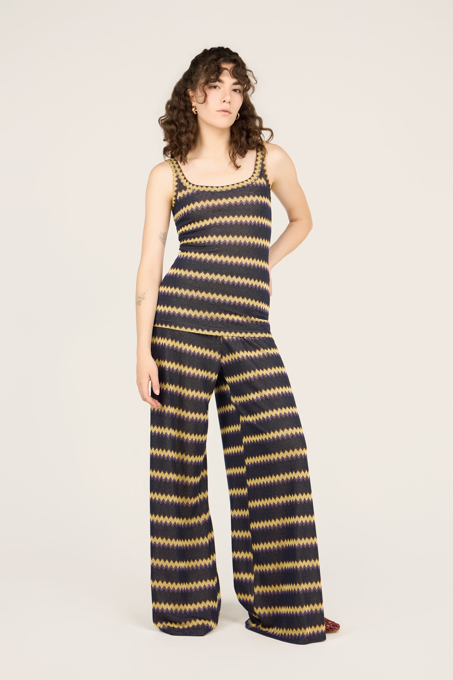 PANTALONE PALOMA CHEVRON GALASSIA