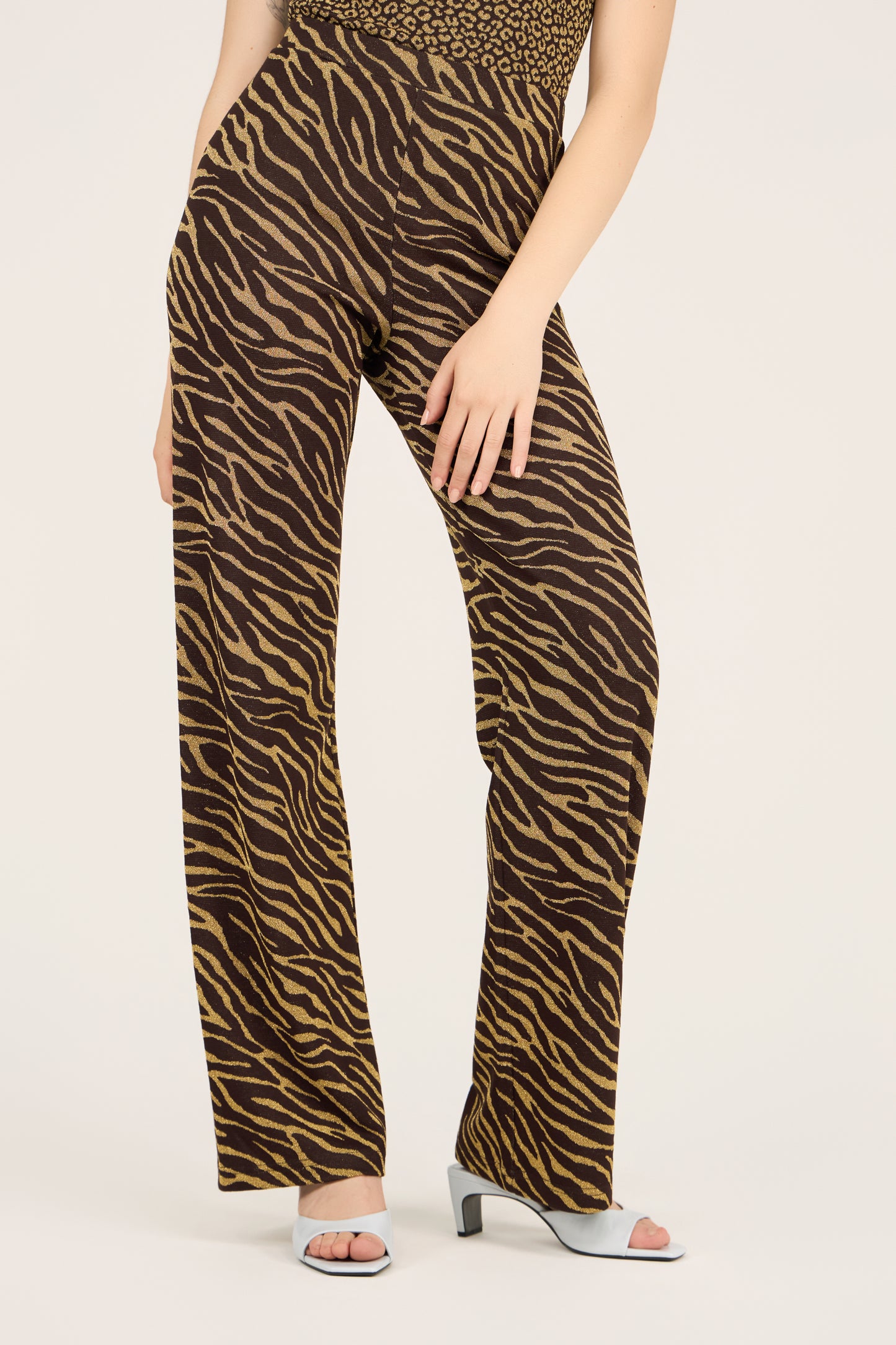 PANTALONE POLINESIA ZEBRA MARRONE
