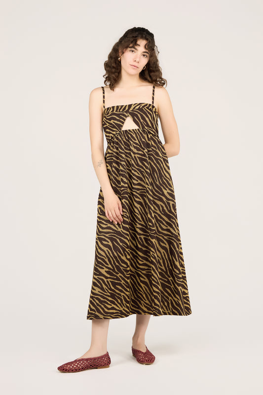 ABITO ADONATO ZEBRA MARRONE
