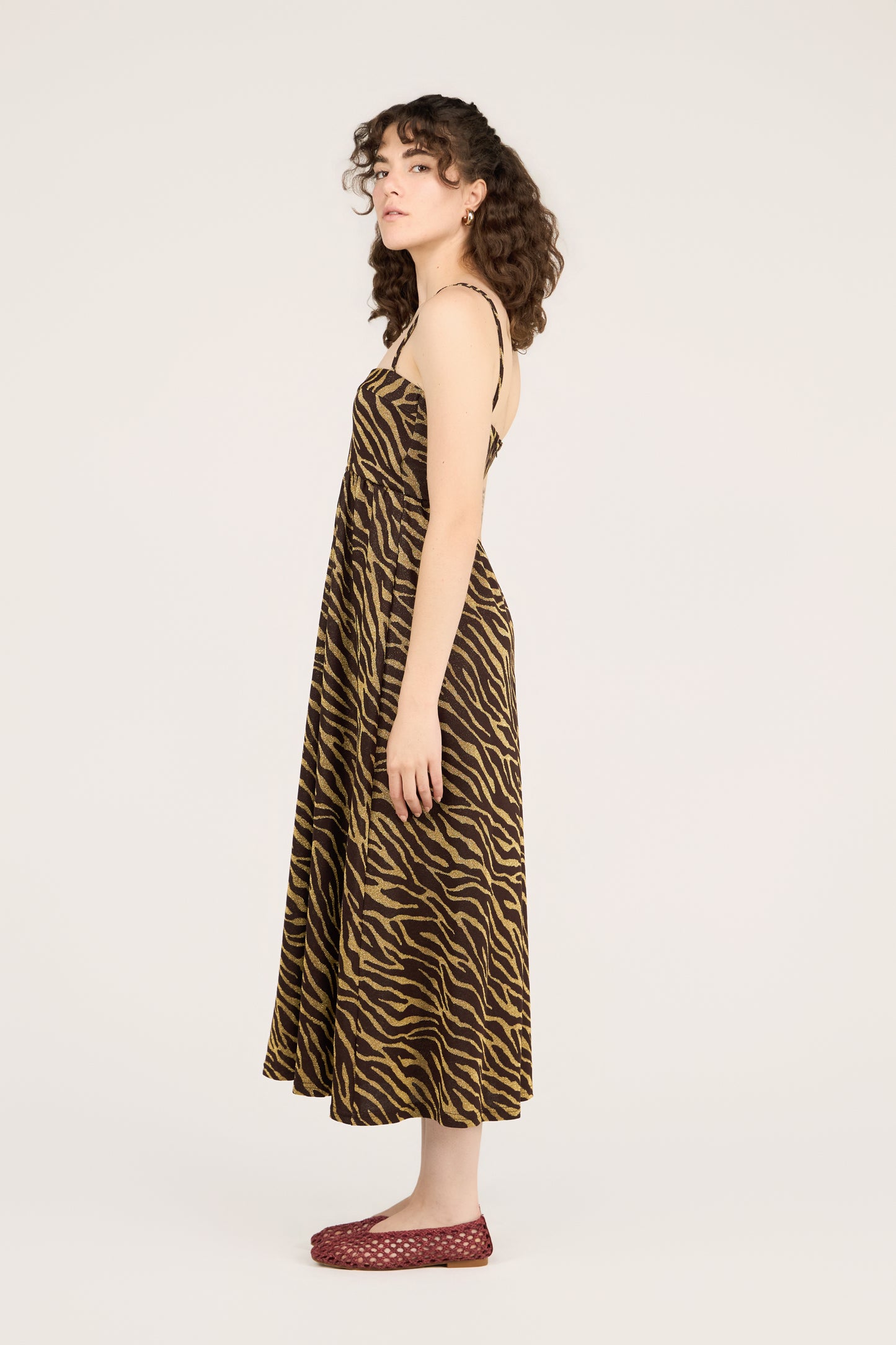 ABITO ADONATO ZEBRA MARRONE