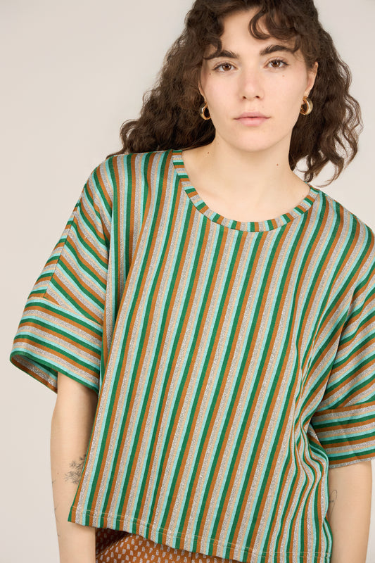 T-SHIRT MARCELLA RIGHETTE MULTI ARGENTO
