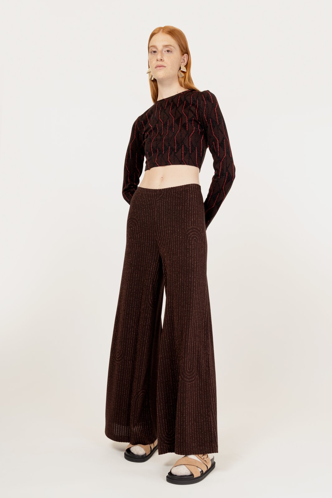 TOP MEROPE ARROW MARRONE €132 -50%