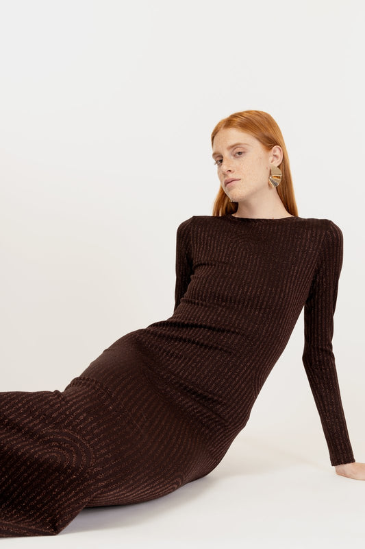 ABITO ANTIGUA CIRCLE DANCE MARRONE €167 -50%
