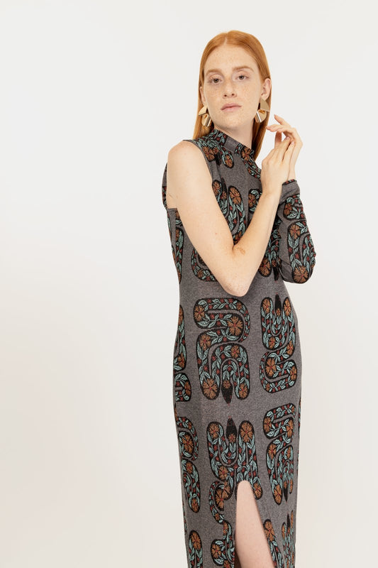 ABITO AMPARO SNAKE GRIGIO €199 -50%