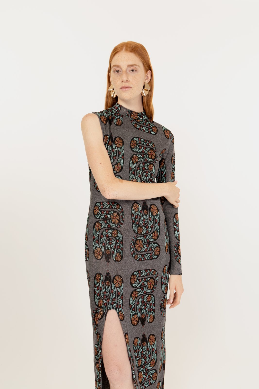 ABITO AMPARO SNAKE GRIGIO €199 -50%