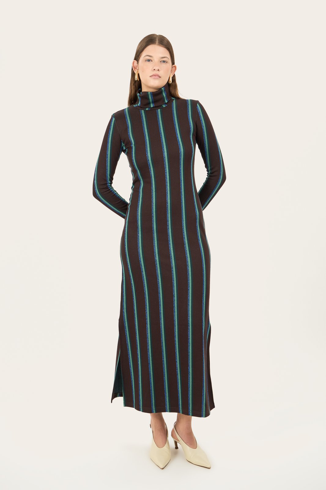 ABITO ARIZONA RIGHE MARRONE €193 - 50%