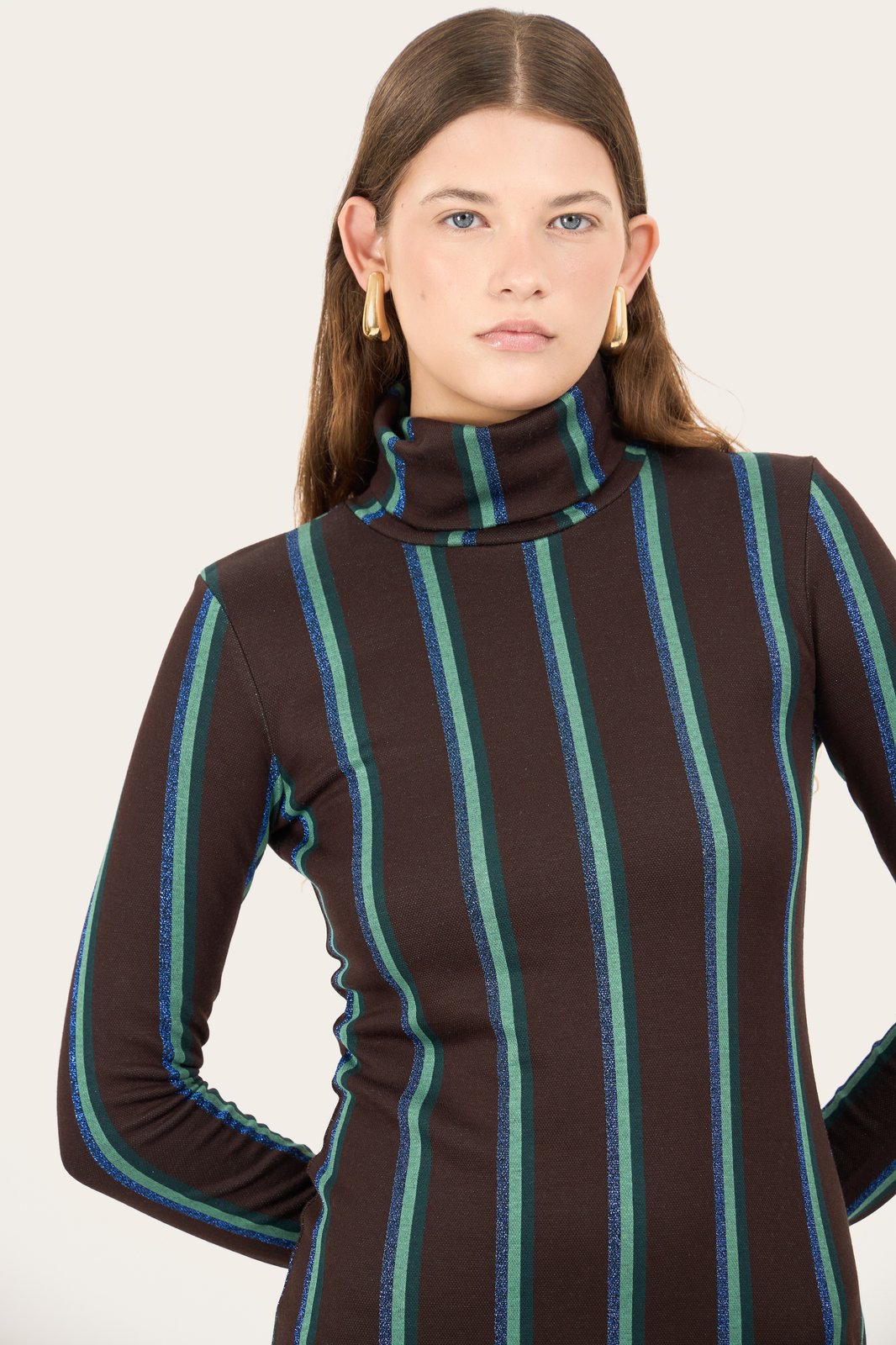 ABITO ARIZONA RIGHE MARRONE €193 - 50%
