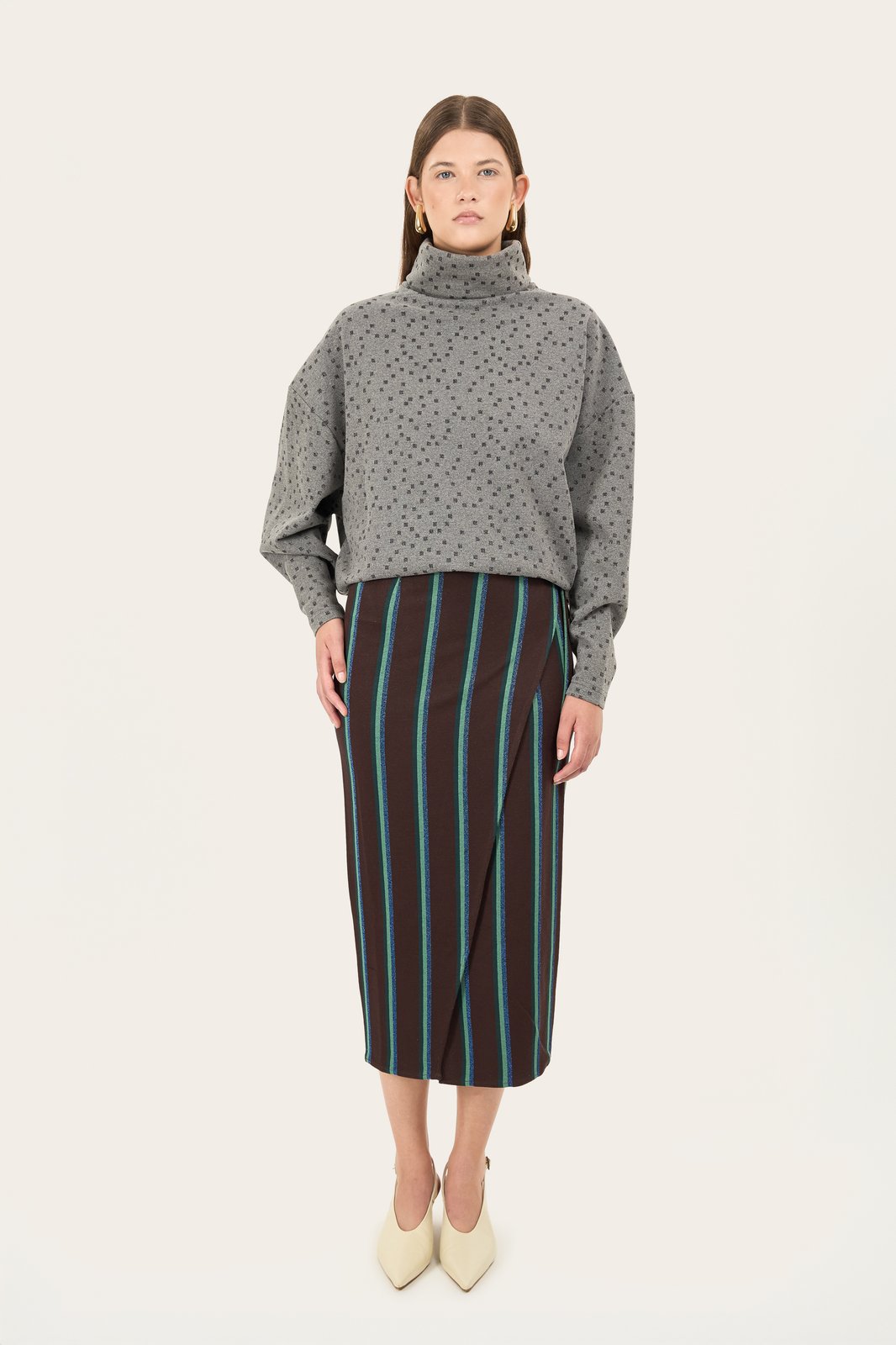 GONNA GEA RIGHE MARRONE €165 - 50%
