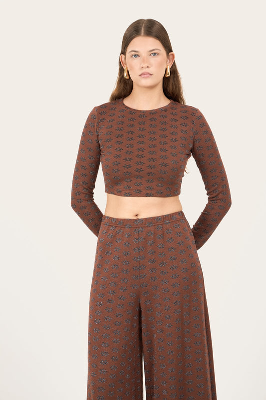 TOP MEROPE MARGHERITA NOCE €142 - 30%
