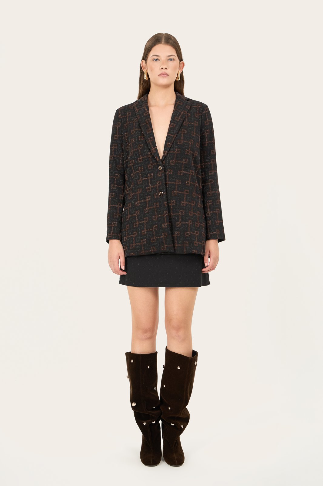 GONNA GALATINA CORIANDOLO NERO €137 - 50%