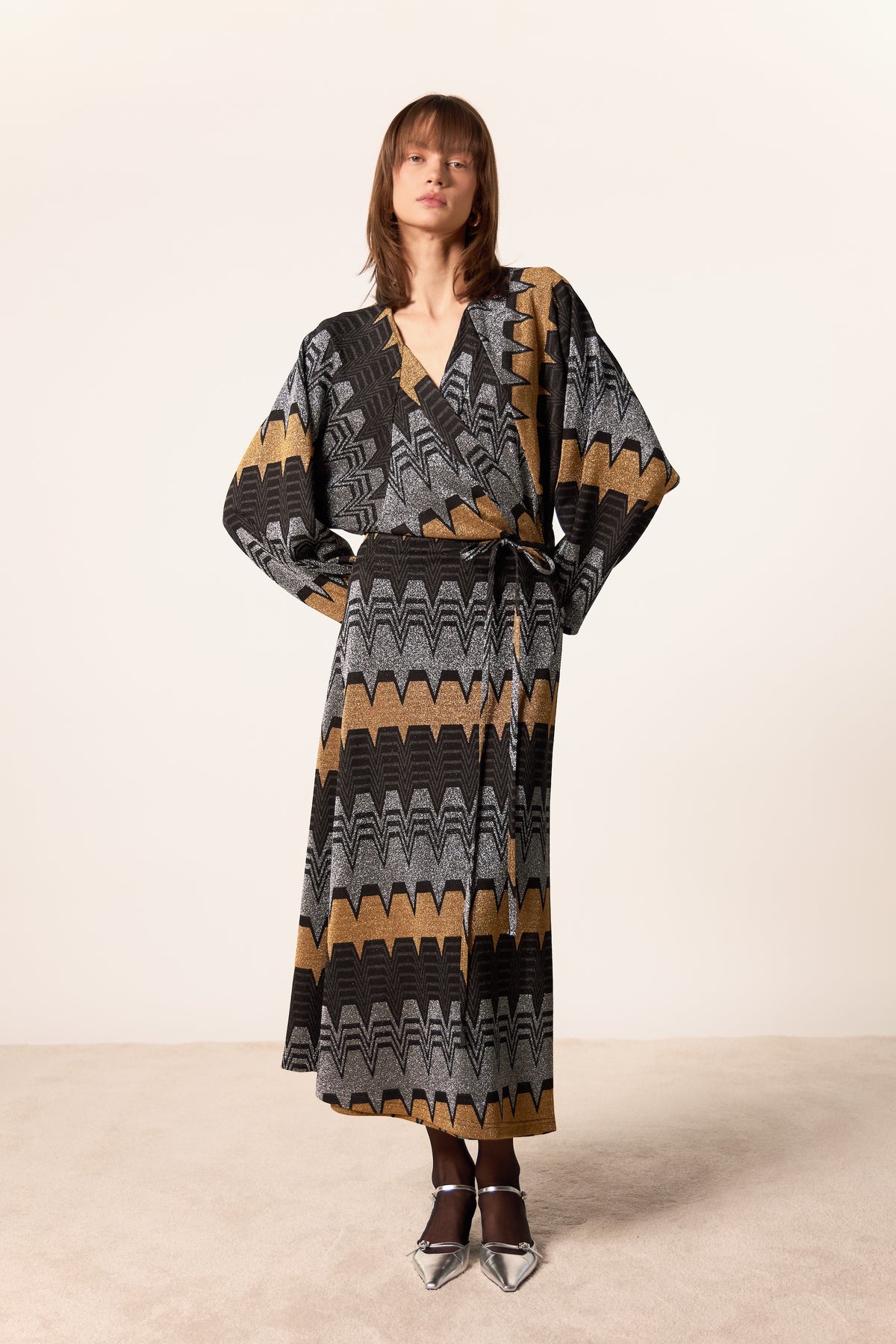 ABITO ARMONY TRAPEZIO MULTI NERO