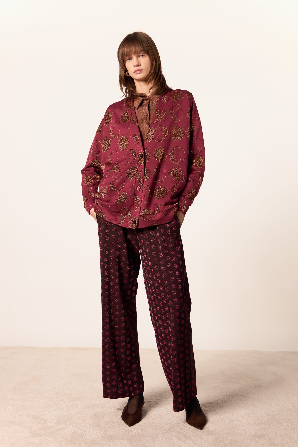 CARDIGAN MAUI NOTTE RAME