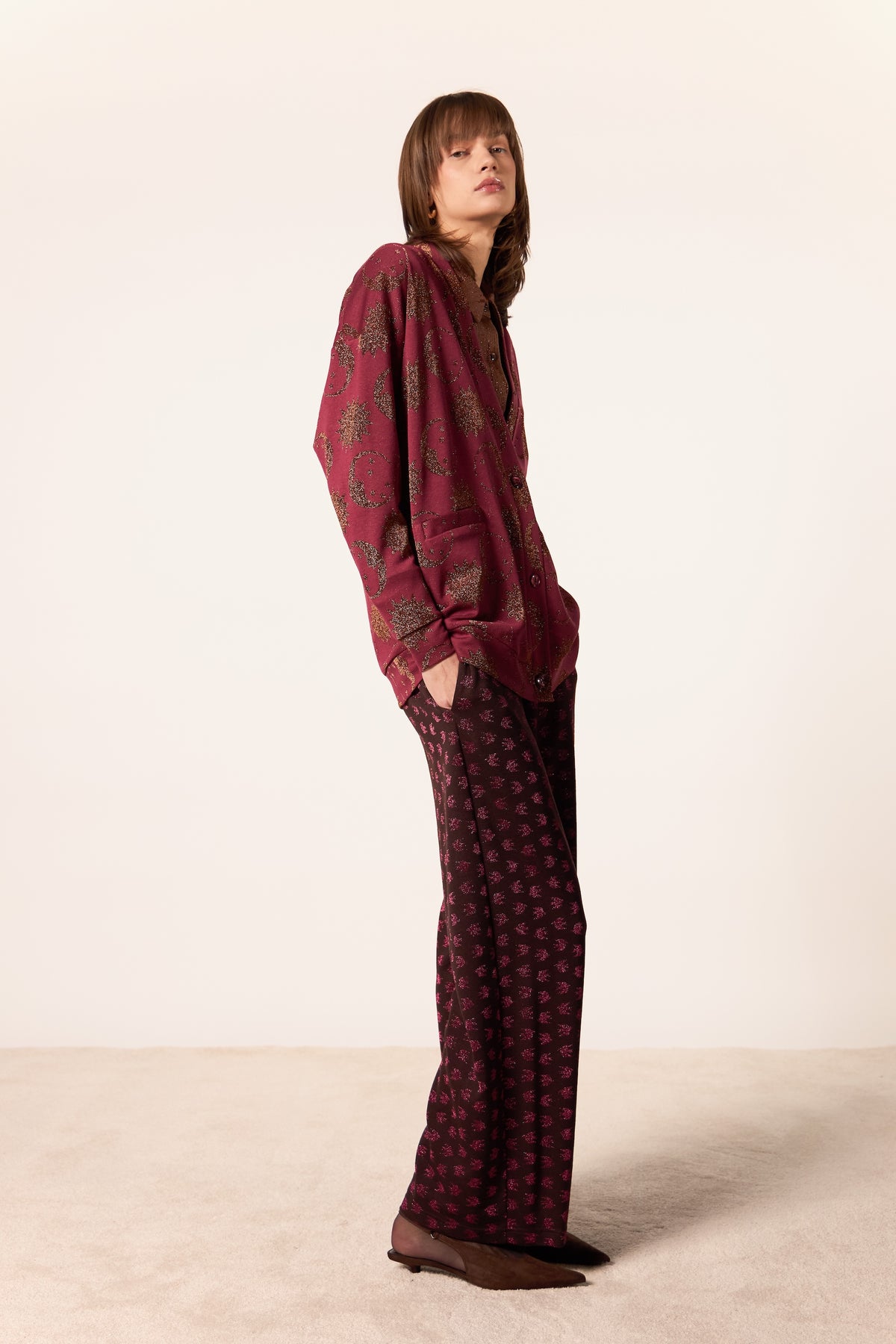 CARDIGAN MAUI NOTTE RAME
