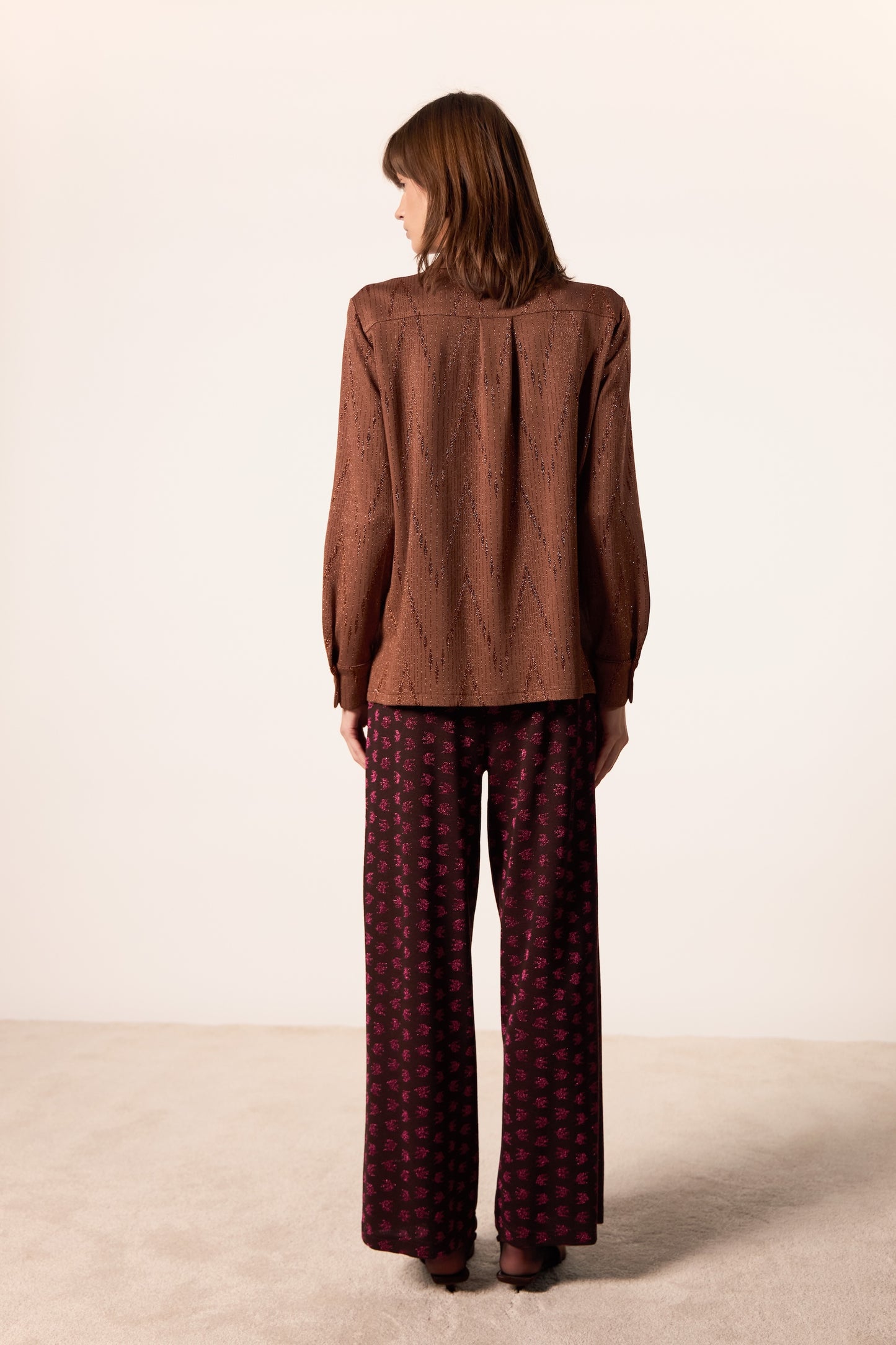 CAMICIA MILOS CORDA MOKA