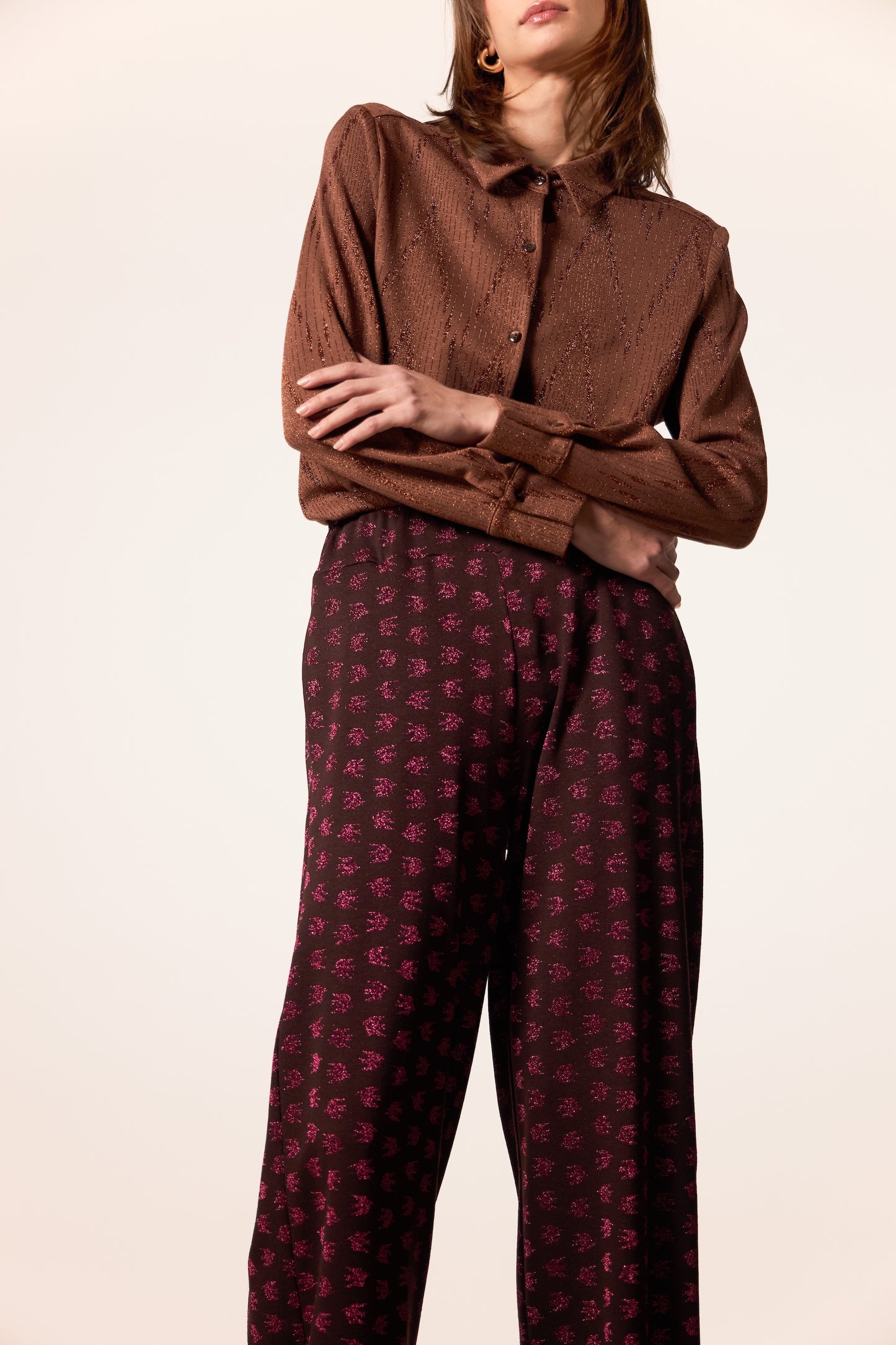 CAMICIA MILOS CORDA MOKA