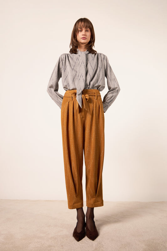 PANTS PEGGY ROPE COGNAC