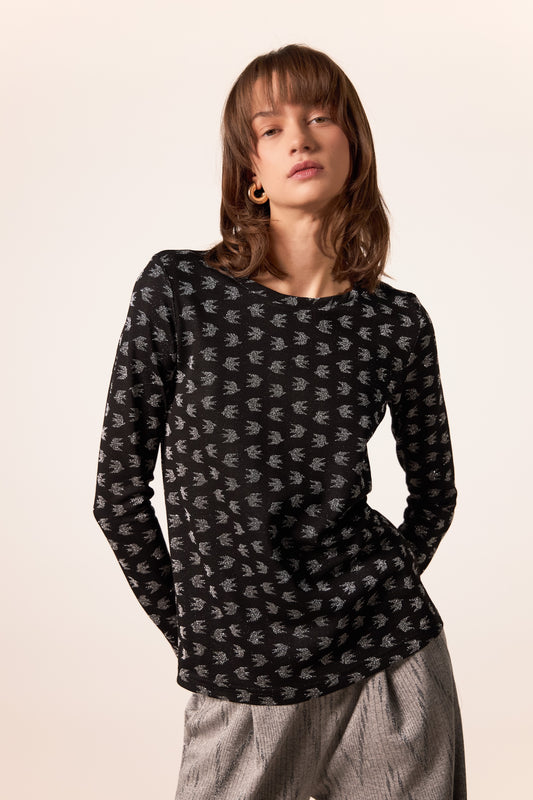 MAGLIA MADAGASCAR RONDINI NERO