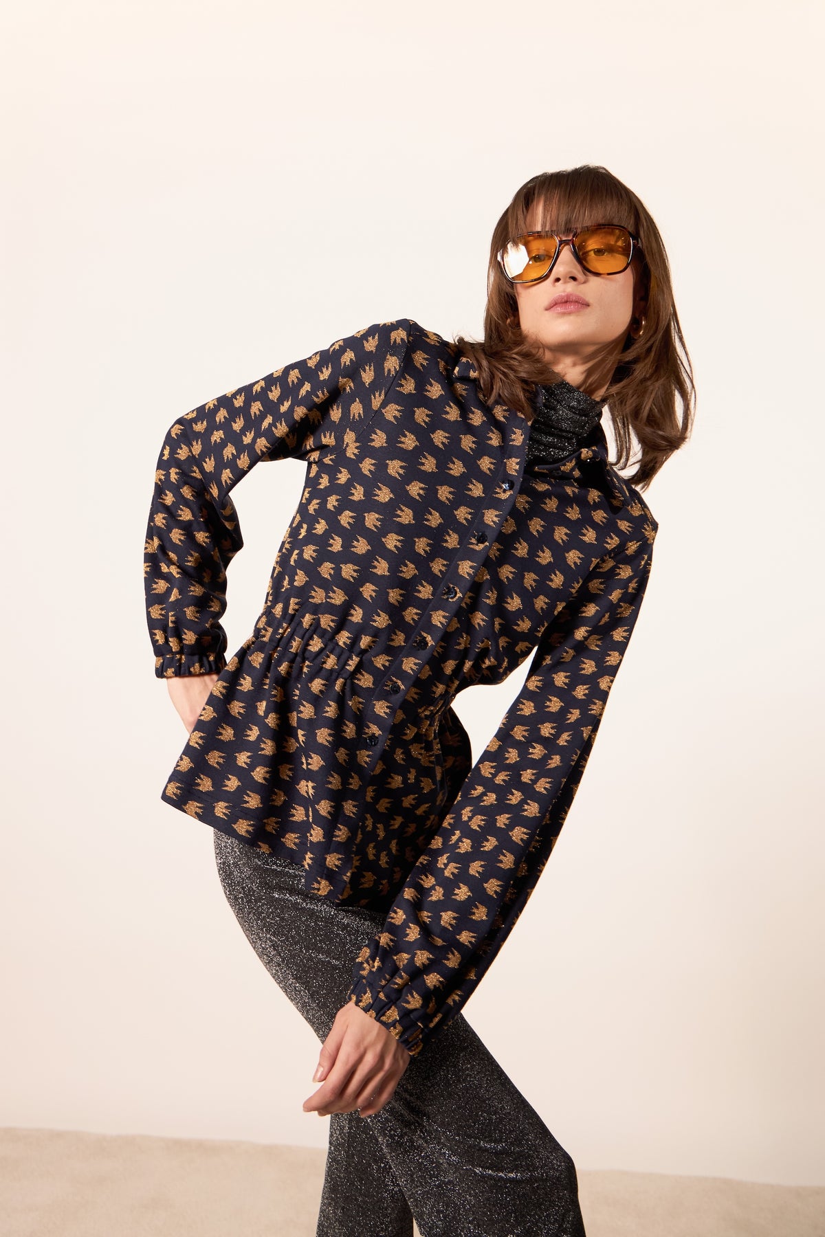 CAMICIA MATILDE RONDINI BLU