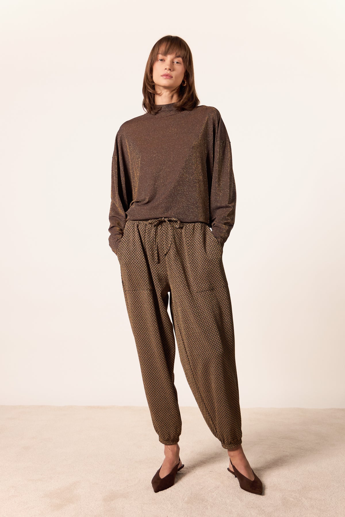 PANTALONE PANTALEO SPINA ANTRACITE
