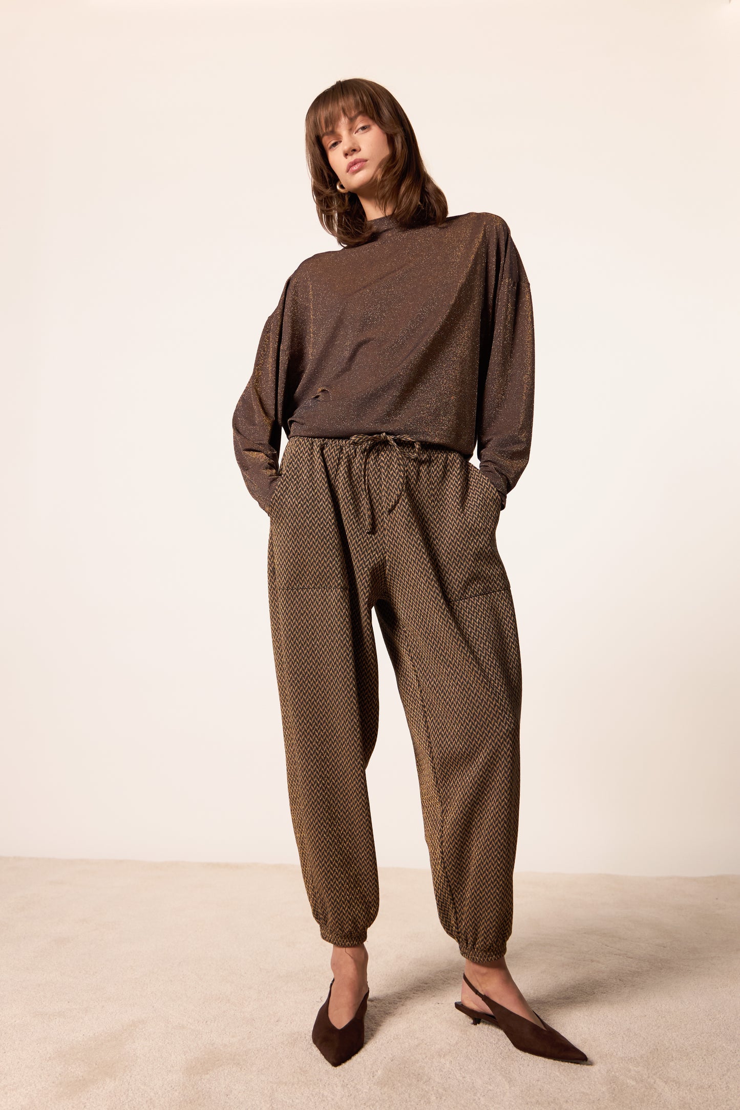 PANTALONE PANTALEO SPINA ANTRACITE