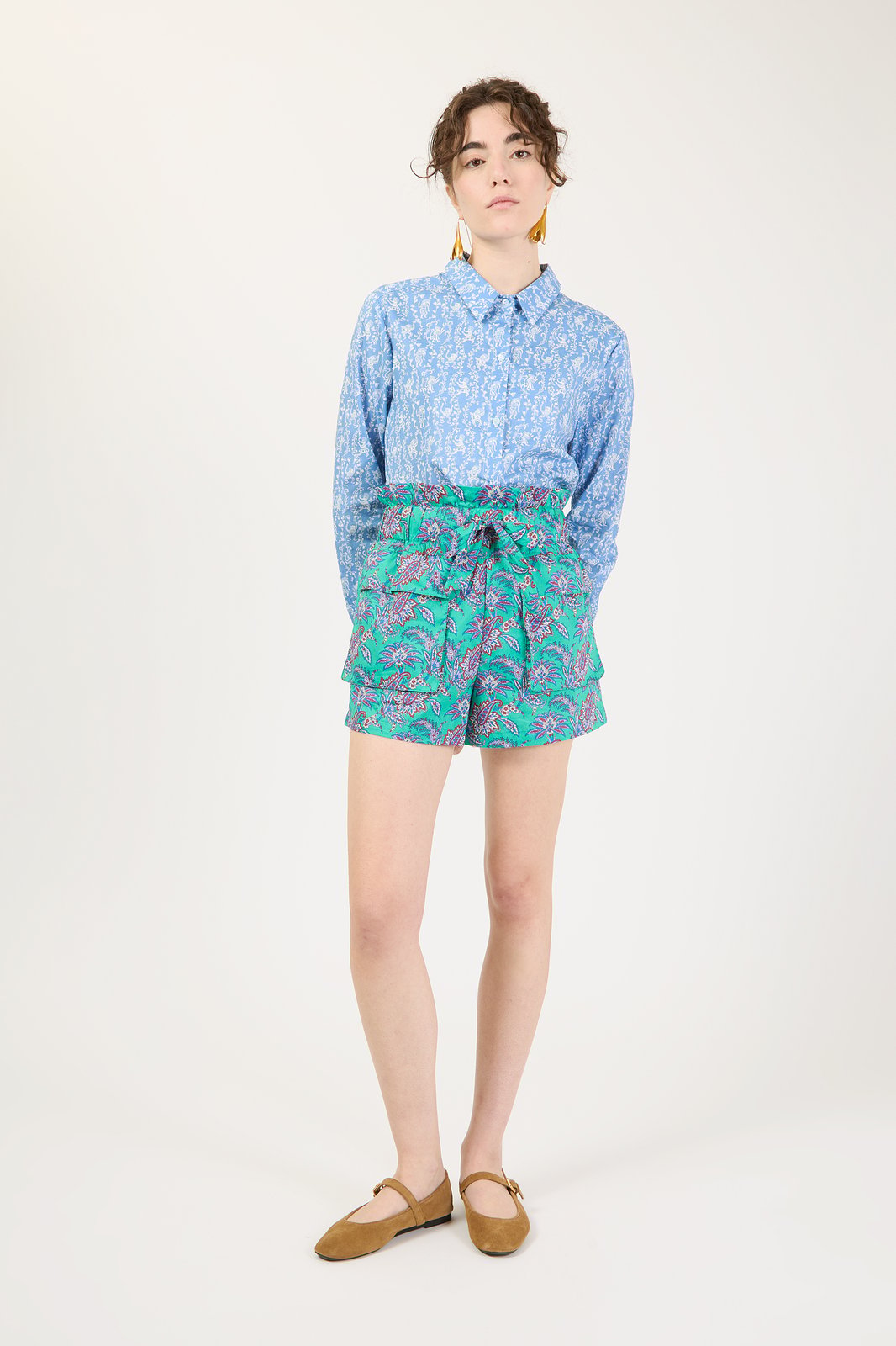 SHORT SADALI PAISLEY VERDE €165 - 50%