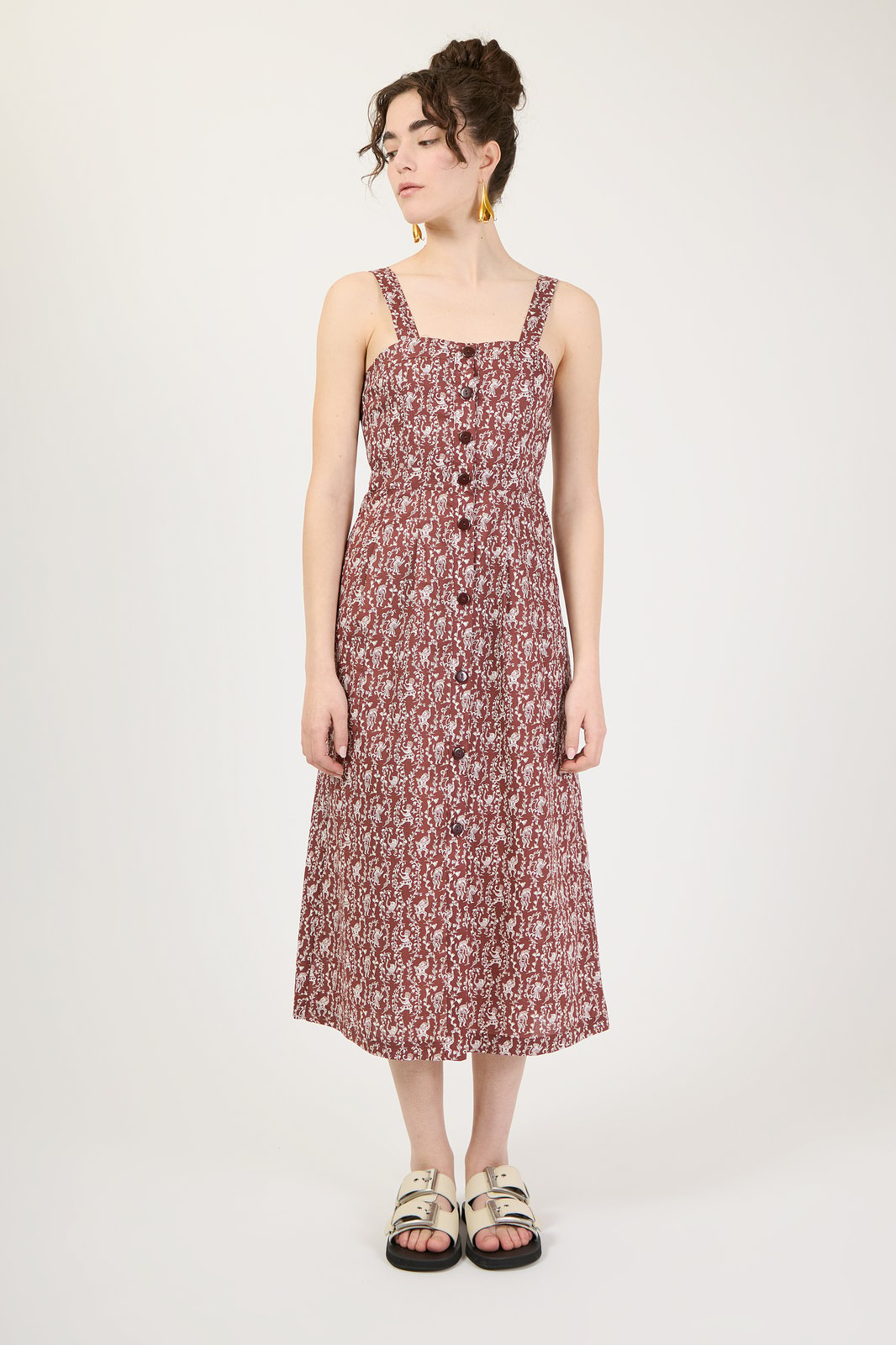 ABITO AFRODITE ORIENT MARRONE €226 - 50%