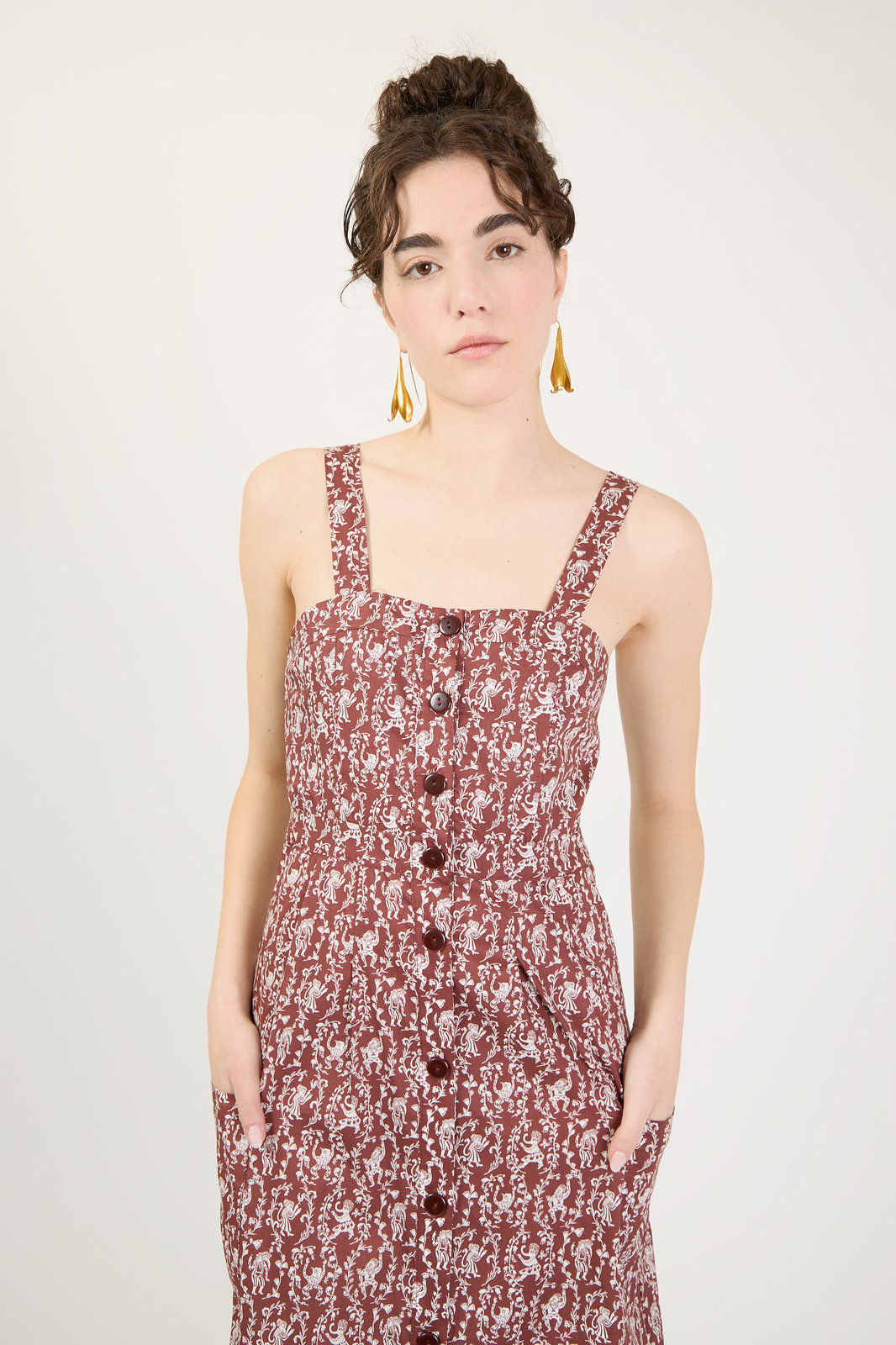 ABITO AFRODITE ORIENT MARRONE €226 - 50%