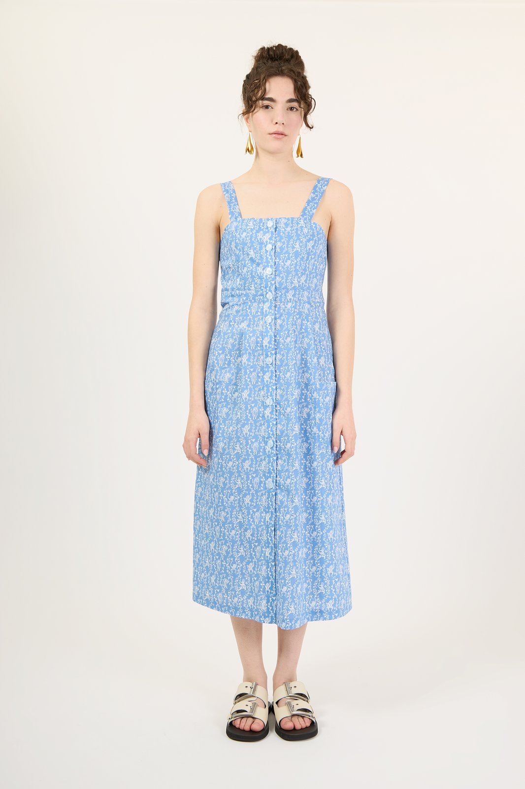 ABITO AFRODITE ORIENT AZZURRO €226 - 50%