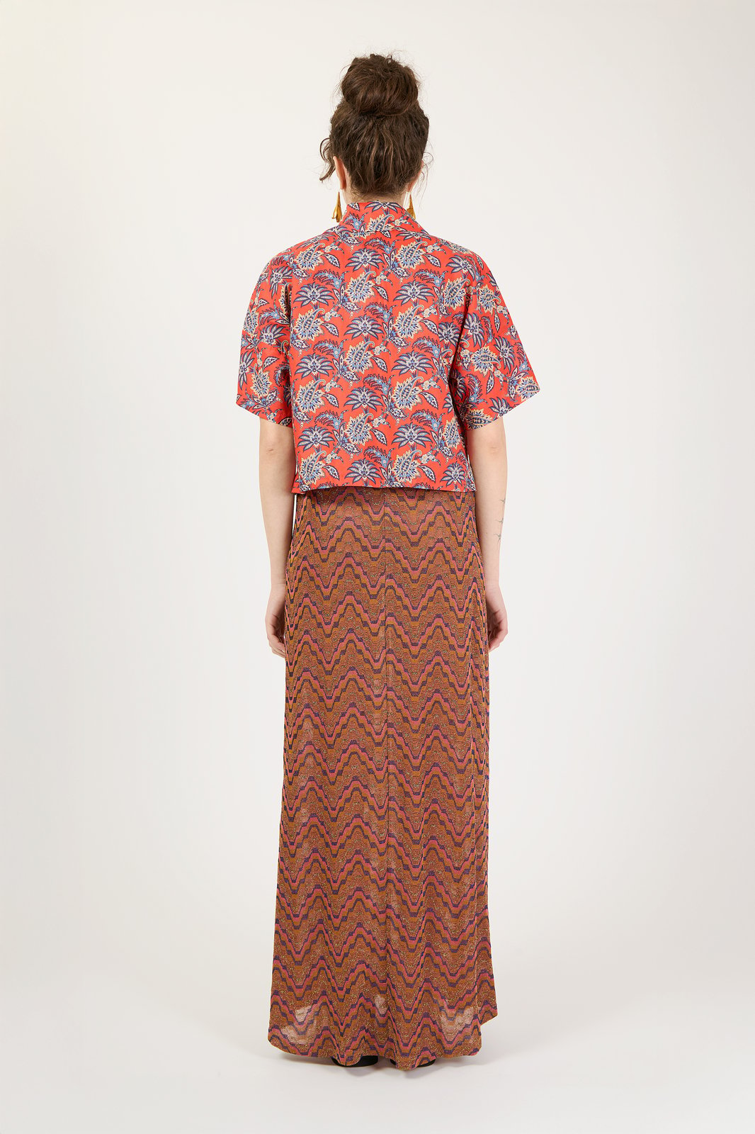 CAMICIA MORGANA PAISLEY ROSSO
