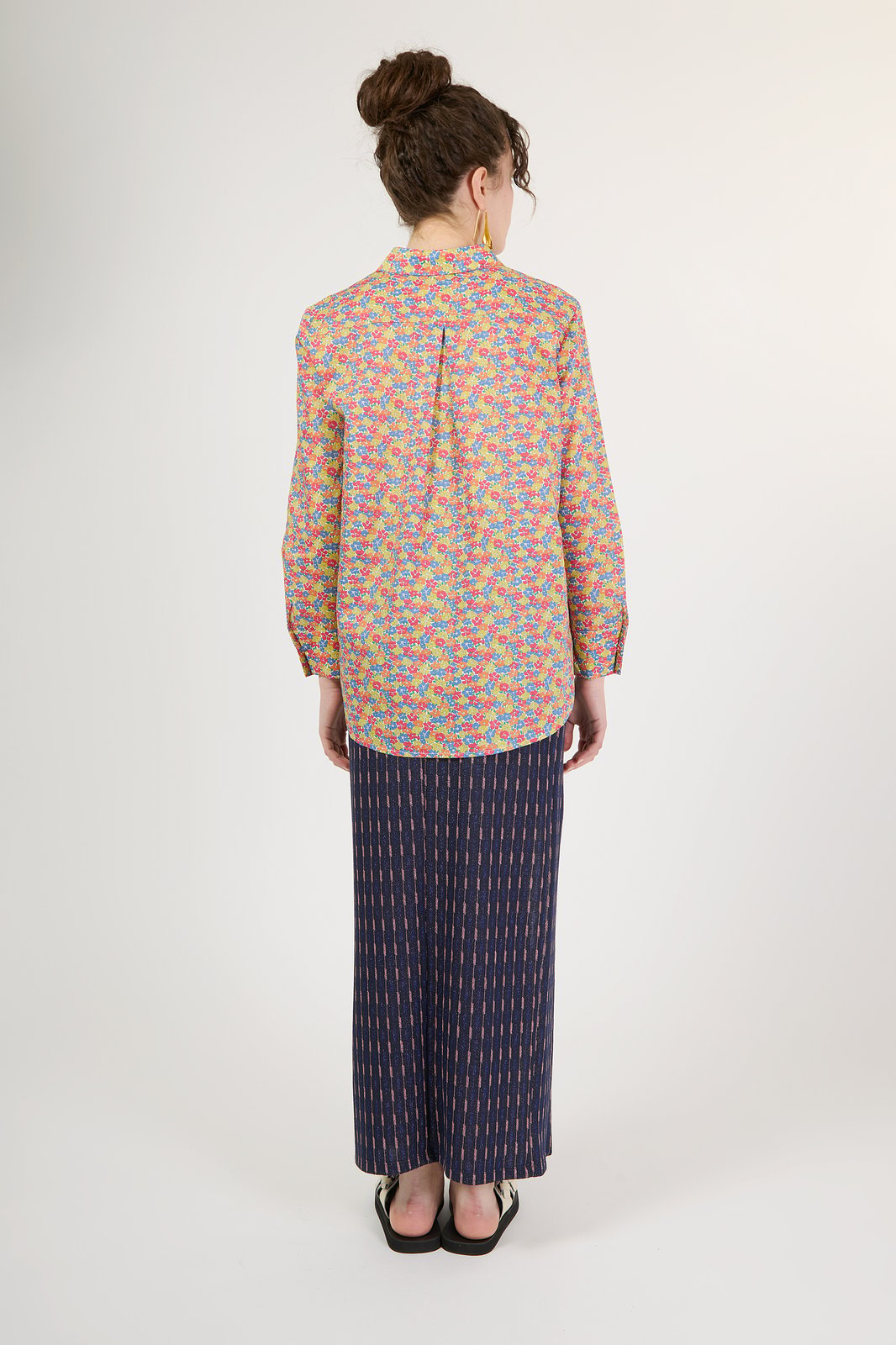 CAMICIA MABELLA FIORE FLUO