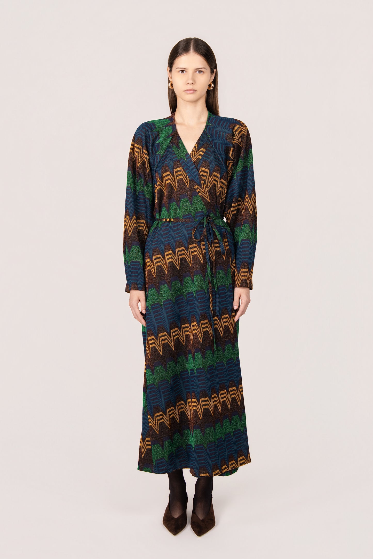 ABITO ARMONY TRAPEZIO MULTI BLU