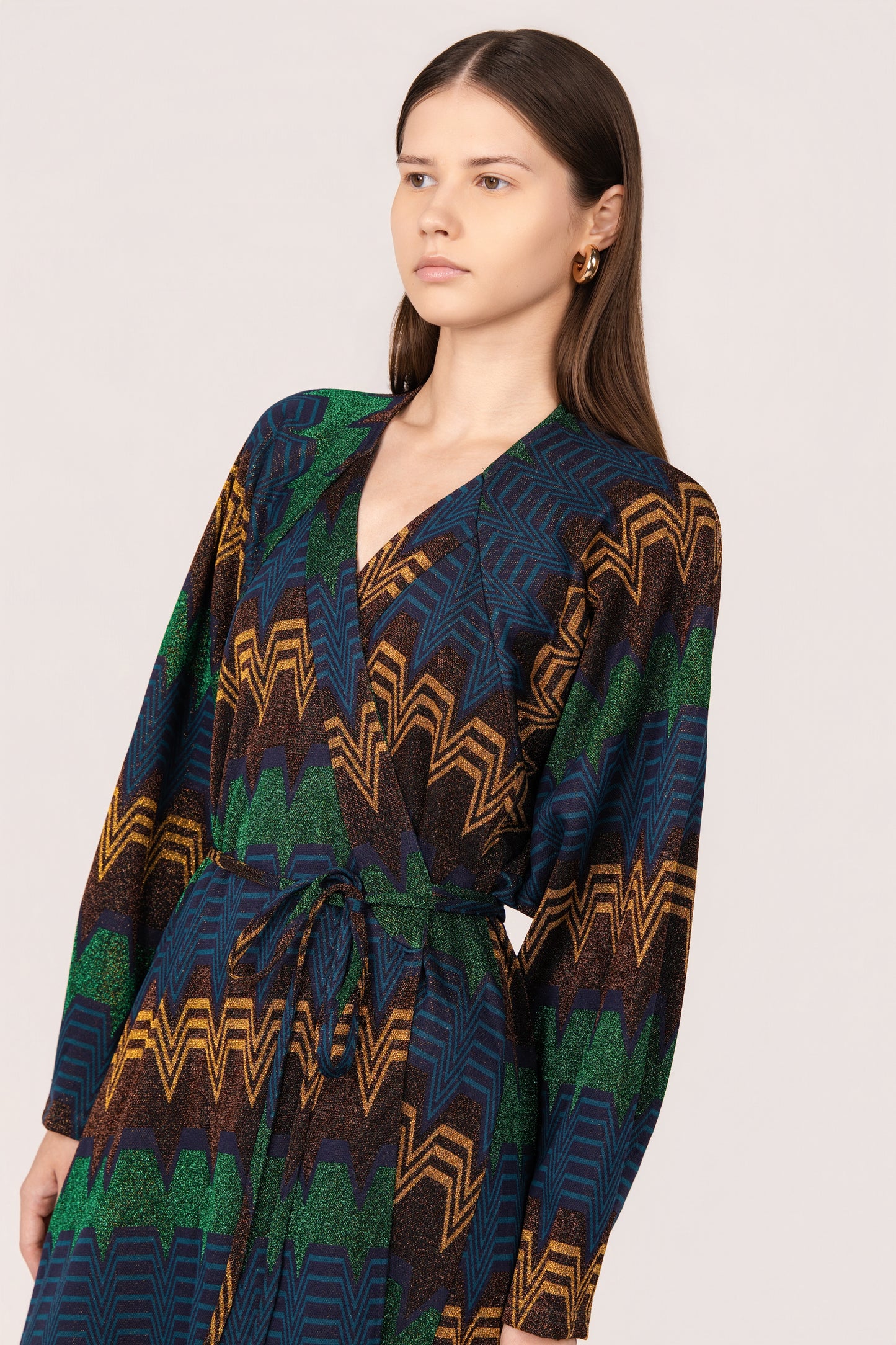 ABITO ARMONY TRAPEZIO MULTI BLU