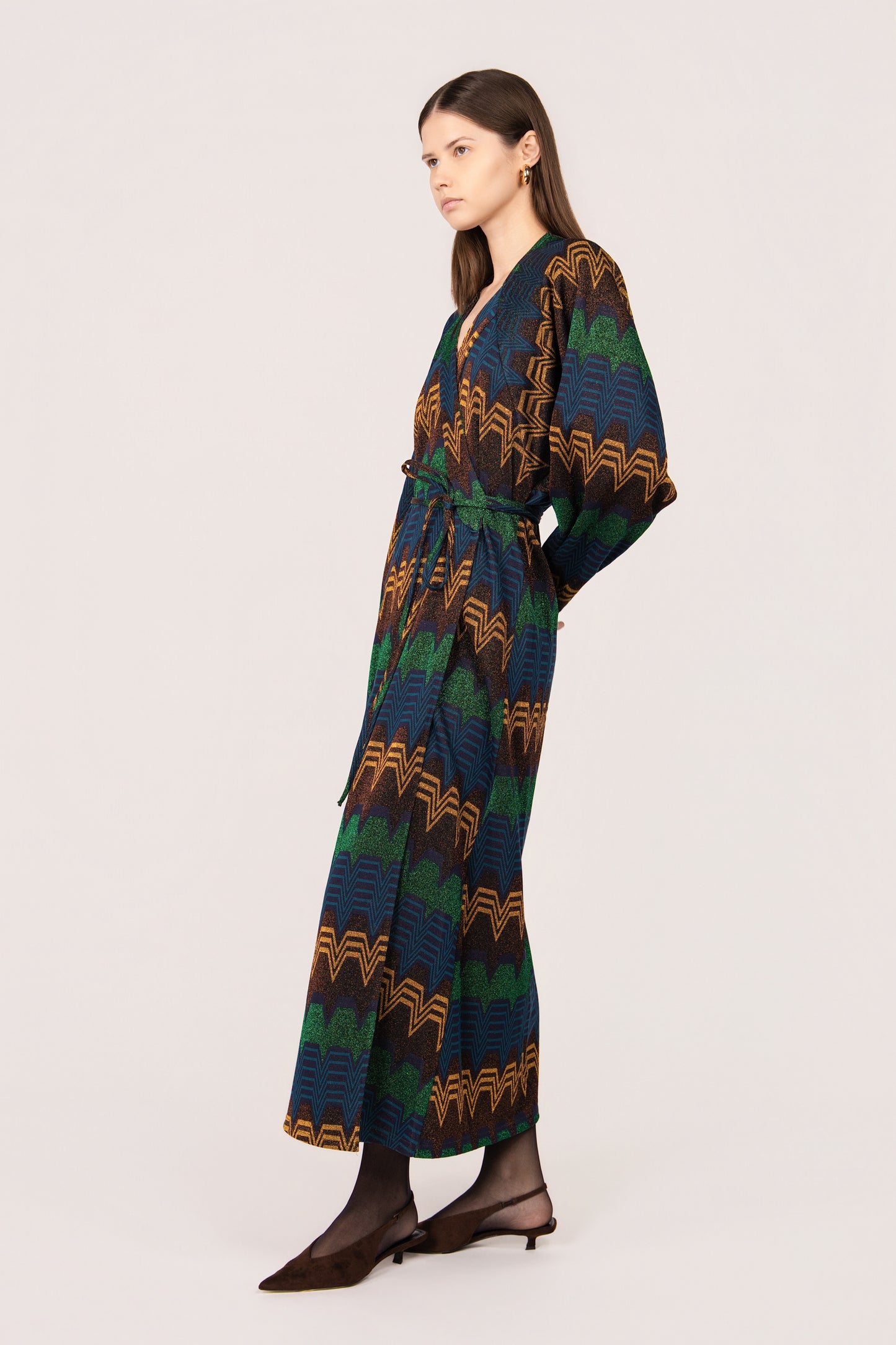 ABITO ARMONY TRAPEZIO MULTI BLU