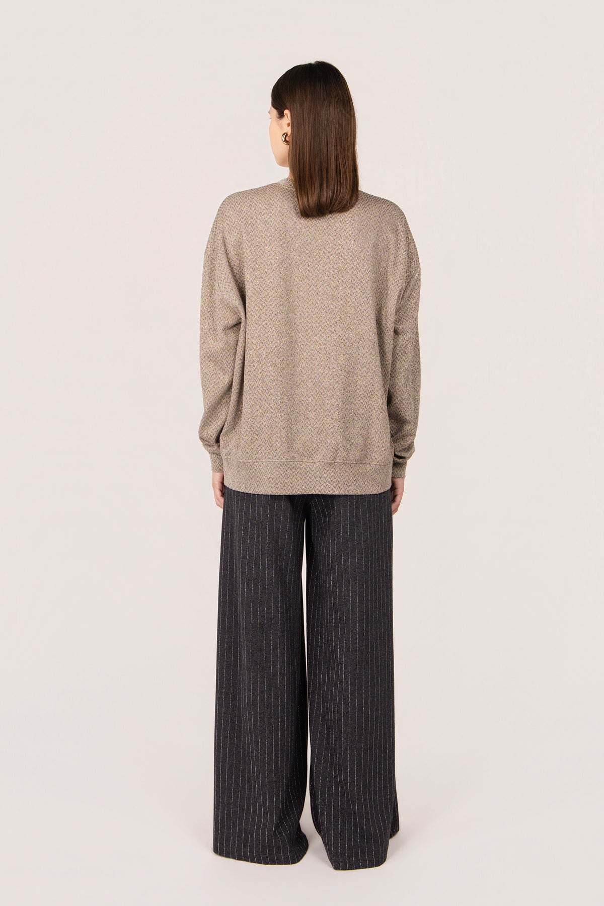 PANTALONE PALOMA GESSATO ANTRACITE