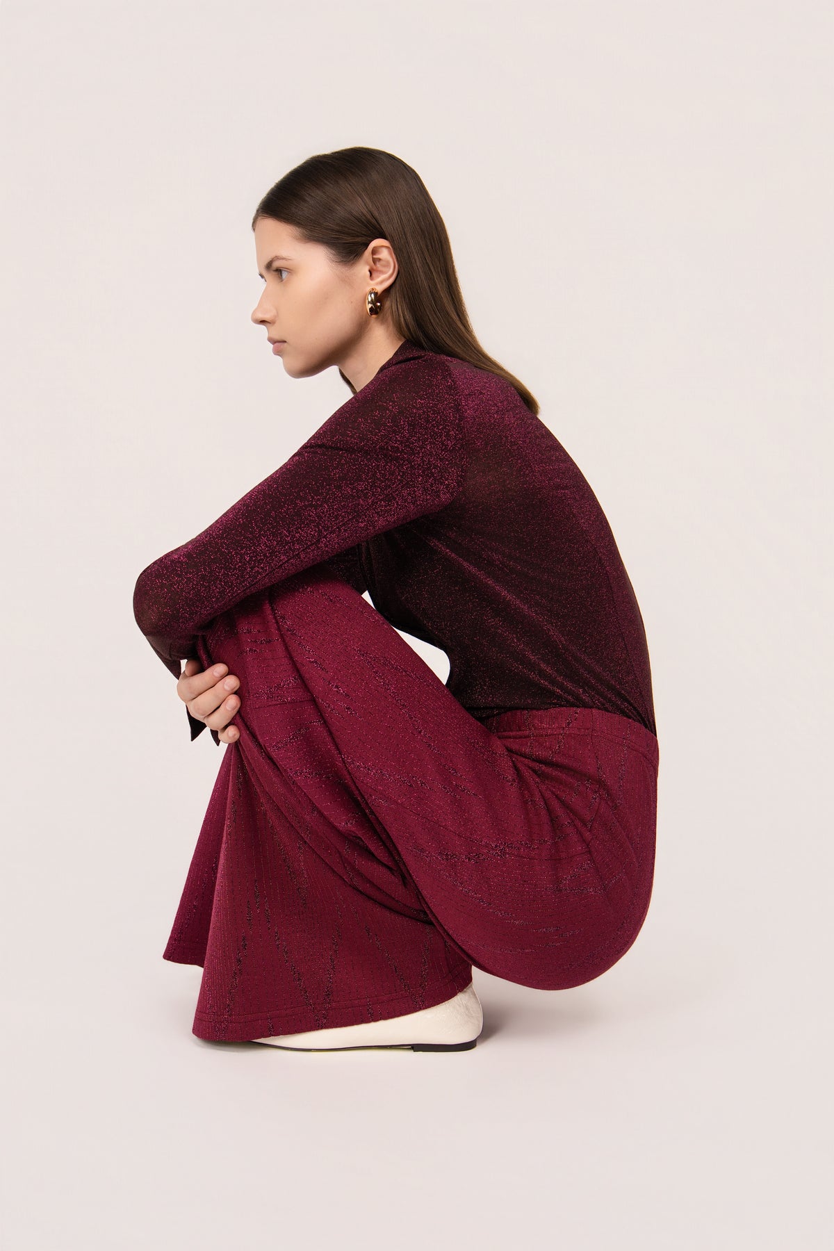 PANTALONE PALOMA ROPE BURGUNDY