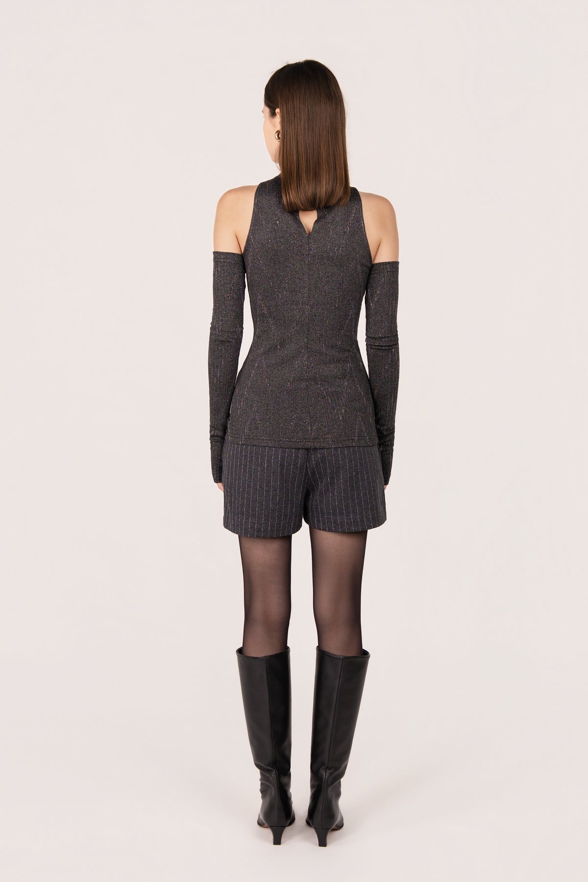 SHORT PROVIDENCE GESSATO ANTRACITE