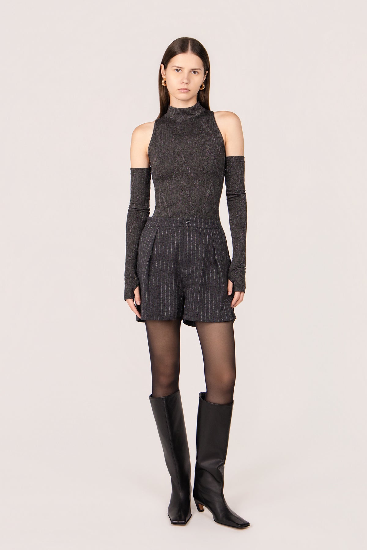 SHORT PROVIDENCE GESSATO ANTRACITE